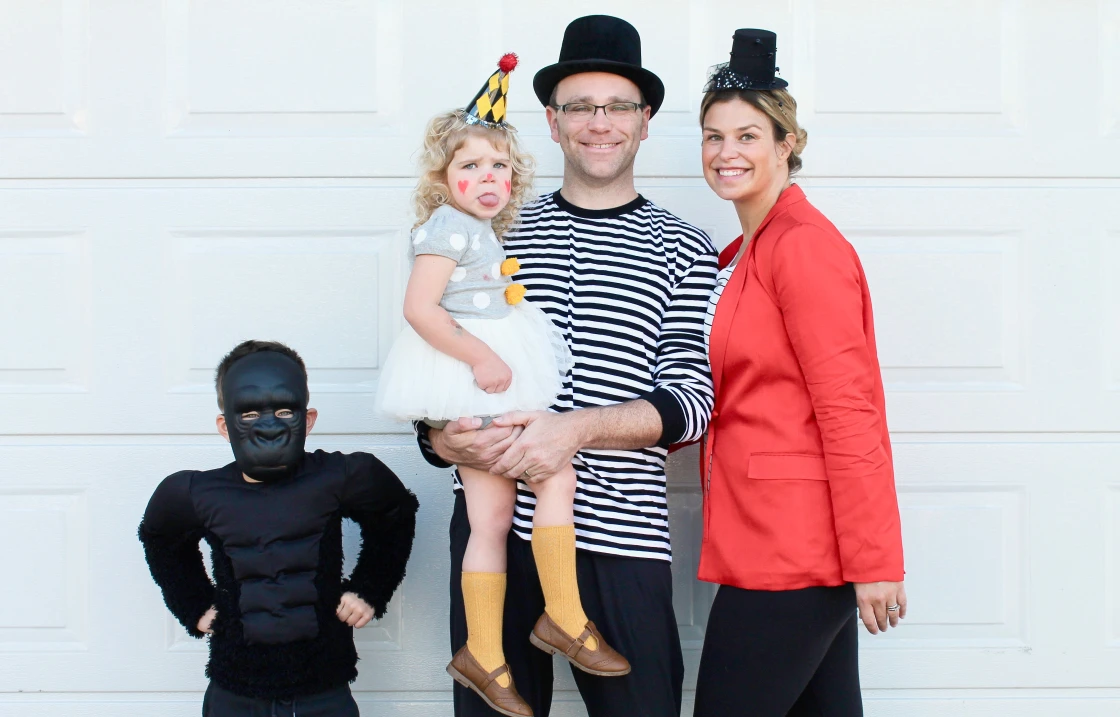 Dad wins Halloween with amazing Lego costume for his son
